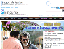 Tablet Screenshot of english.manoramaonline.com